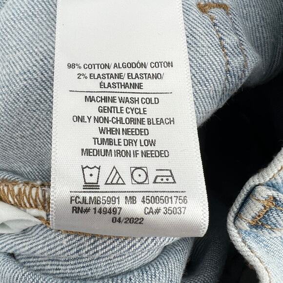 Favorite Daughter The Valentina Super High Rise Ankle Jeans Women's 27 Blue - Picture 9 of 14